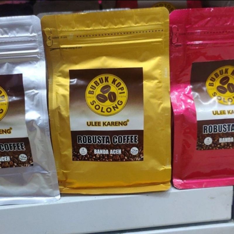 Menu kopi di Kopi Solong