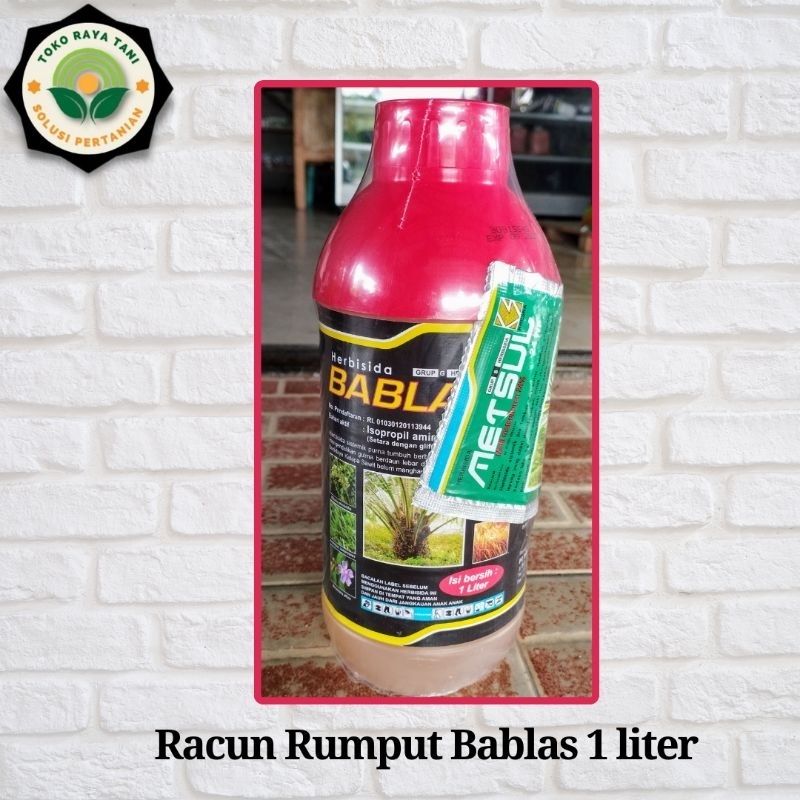 Jual [COD] Jual Racun rumput sistemik Bablas isi 1 liter | Shopee Indonesia