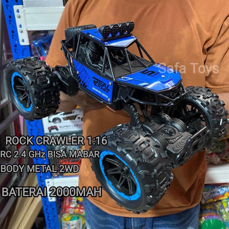 Jual MOBIL REMOTE CONTROL, MOBIL RC BODY METAL ROCK CRAWLER SCALE 1:16 ...