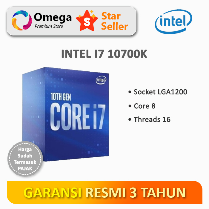 Jual Processor Intel Core i7 10700K Box | Shopee Indonesia