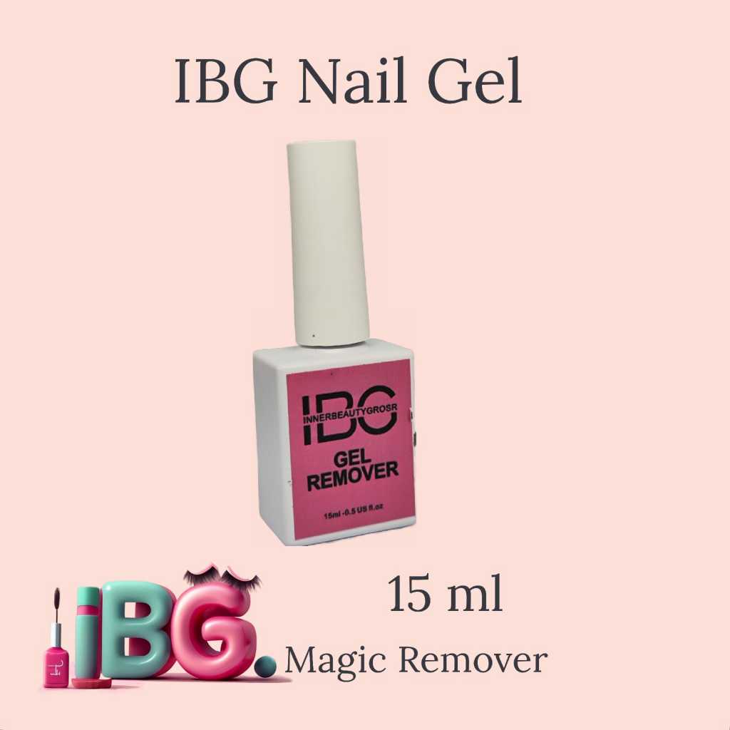Jual Kutek nail art gel Halal by IBG 15ml / kutek gel Halal IBG