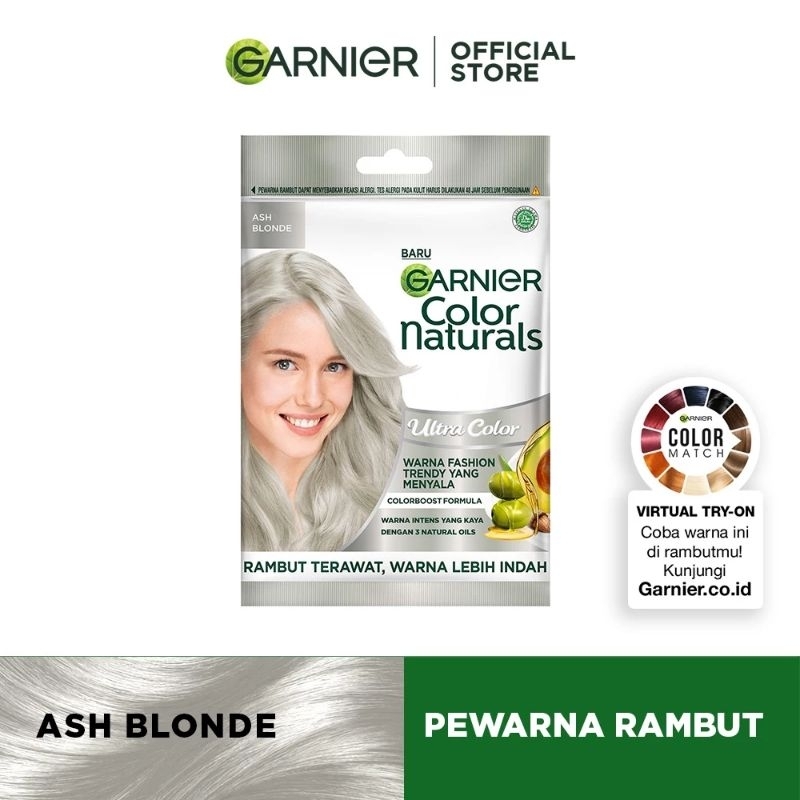 Jual Garnier Ultra Color ASH BLONDE ABU ABU PEWARNA RAMBUT