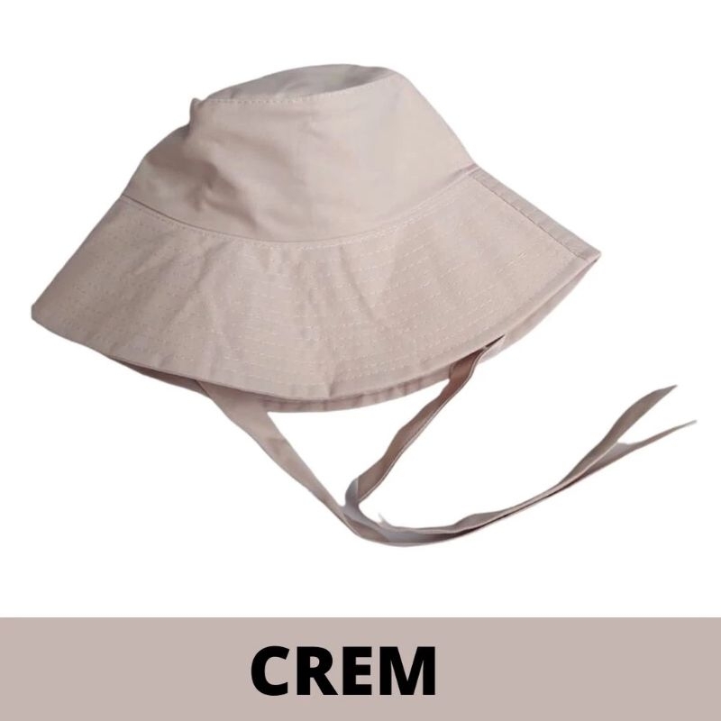 Jual READY WIDE BUCKET HAT / BUCKET PANTAI SELEBGRAM / BUCKET HAT ...