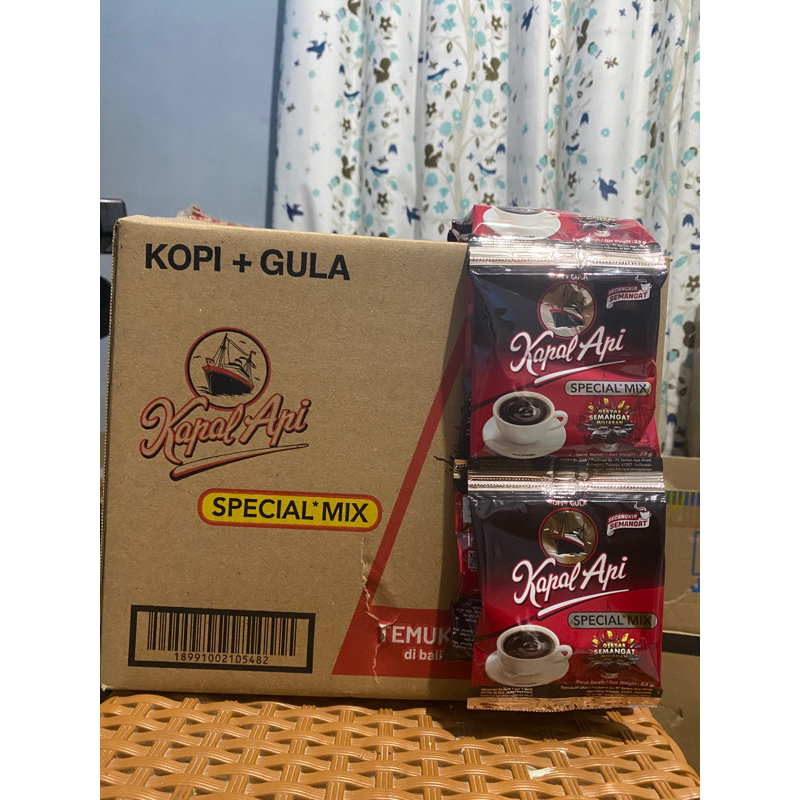Jual KOPI KAPAL API SPECIAL MIX 1 KARTON 12 rtg x 10 bks x23g | Shopee ...