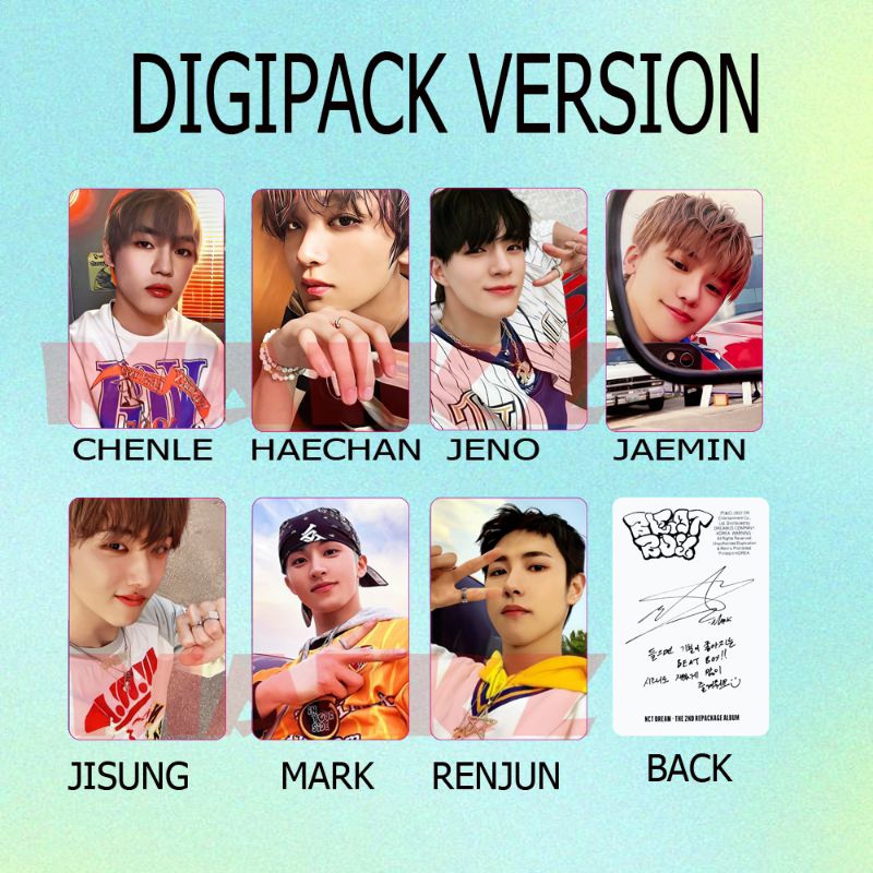 Jual (BISA SATUAN) NCT Dream Beatbox Unofficial Photocard | Shopee