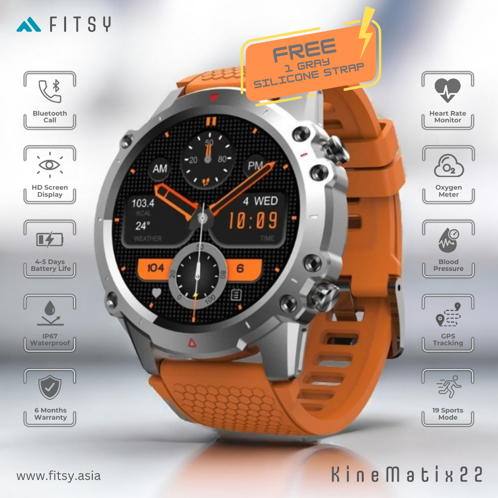 Jual Fitsy KineMatix22 - Granite Gray | Shopee Indonesia