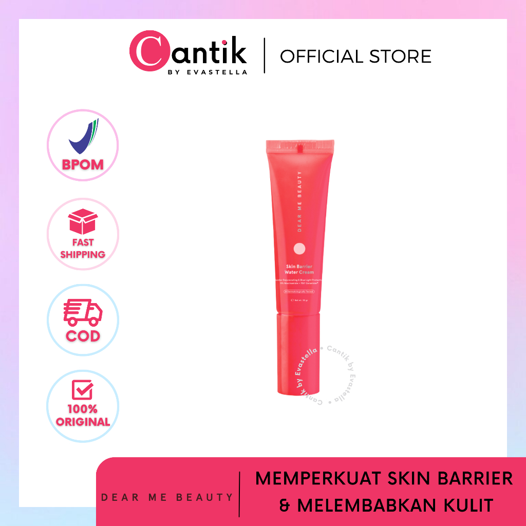 Jual CANTIK - DEAR ME Beauty Skin Barrier Water Cream 30gr Original ...