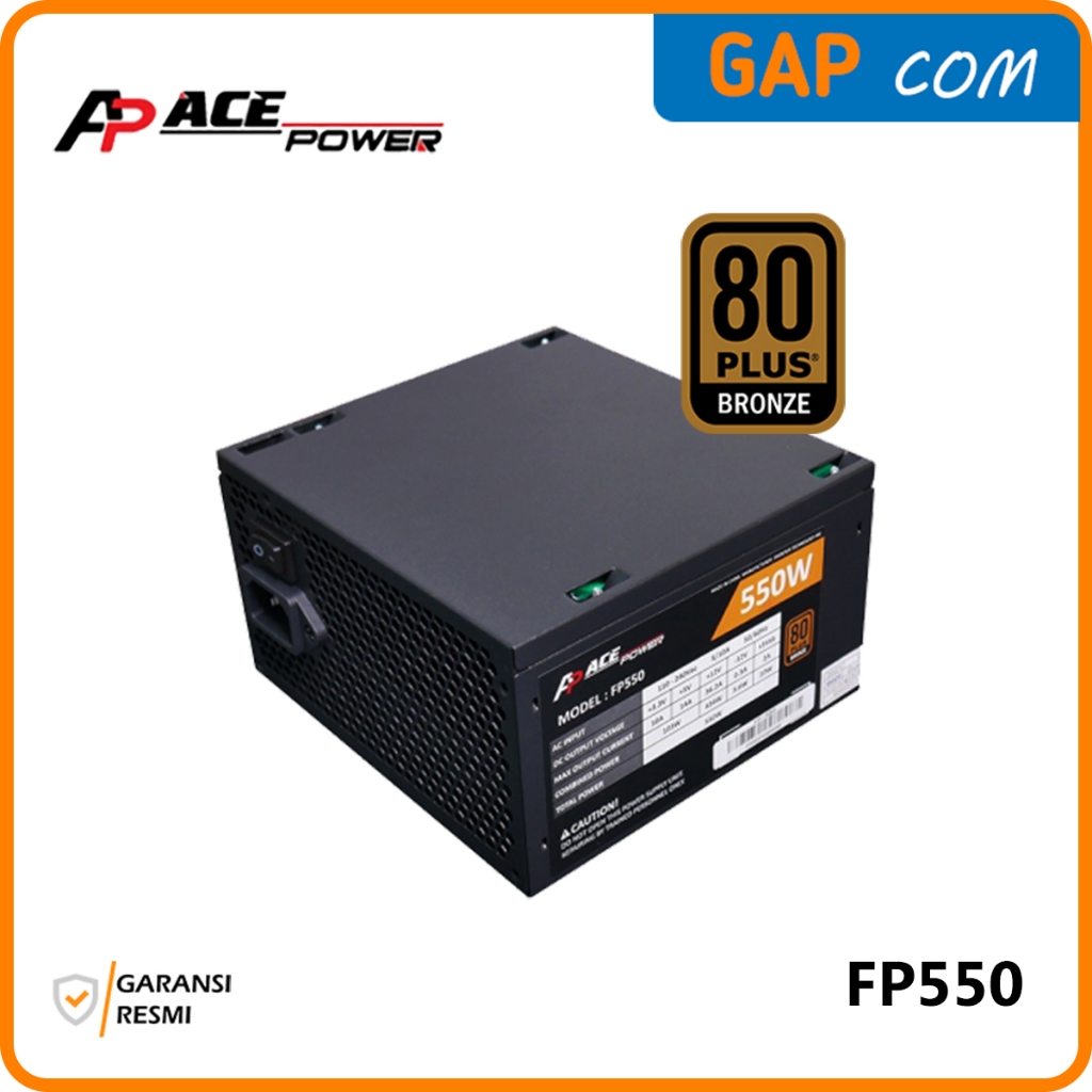 Jual Psu W Ace Power Fp Watt Plus Bronze Frontier Pure Power Supply Shopee Indonesia