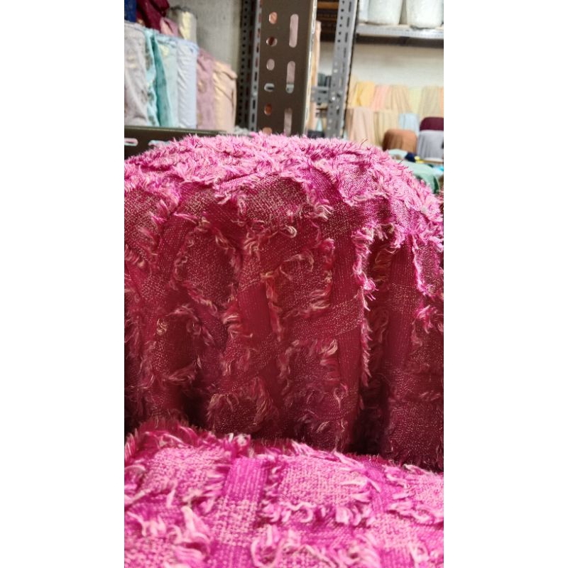 Jual bahan kain linen rumbai unik | Shopee Indonesia