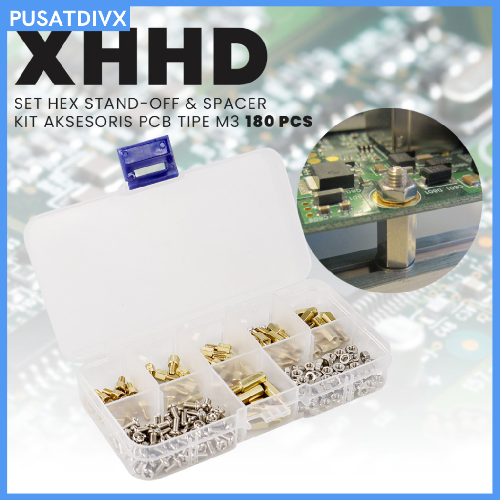Jual SANJI STAND OFF SPACER KIT M3 180PCS MOTHERBOARD MOBO DUDUKAN PCB