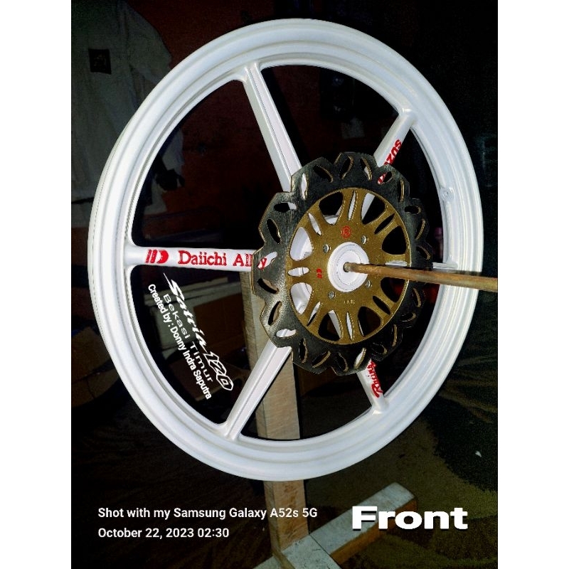 Jual Velg Daiichi Alloy Double Disc Original Suzuki Satria 2Tak 120R ...
