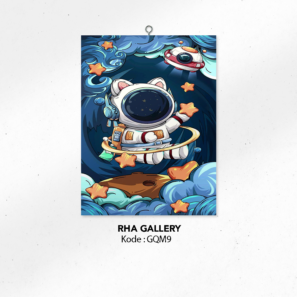 Jual RHA Hiasan Dinding Sekolah Astronot Planet Tata Surya Solar System