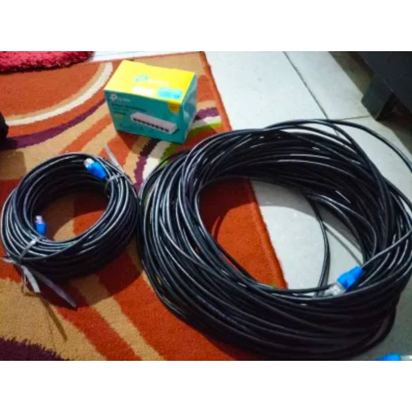 Jual Cable Kabel Lan Outdoor Meter Bekas Pakai Masih Bagus Shopee