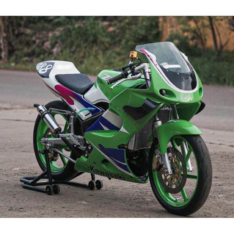 Jual sticker striping Kawasaki Ninja RR OLD custom transparan (sudah
