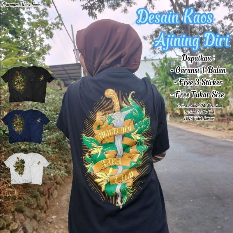 Jual Paramesti Kaos Jawa Wayang Keris Ajining Diri Pria Keren Shopee