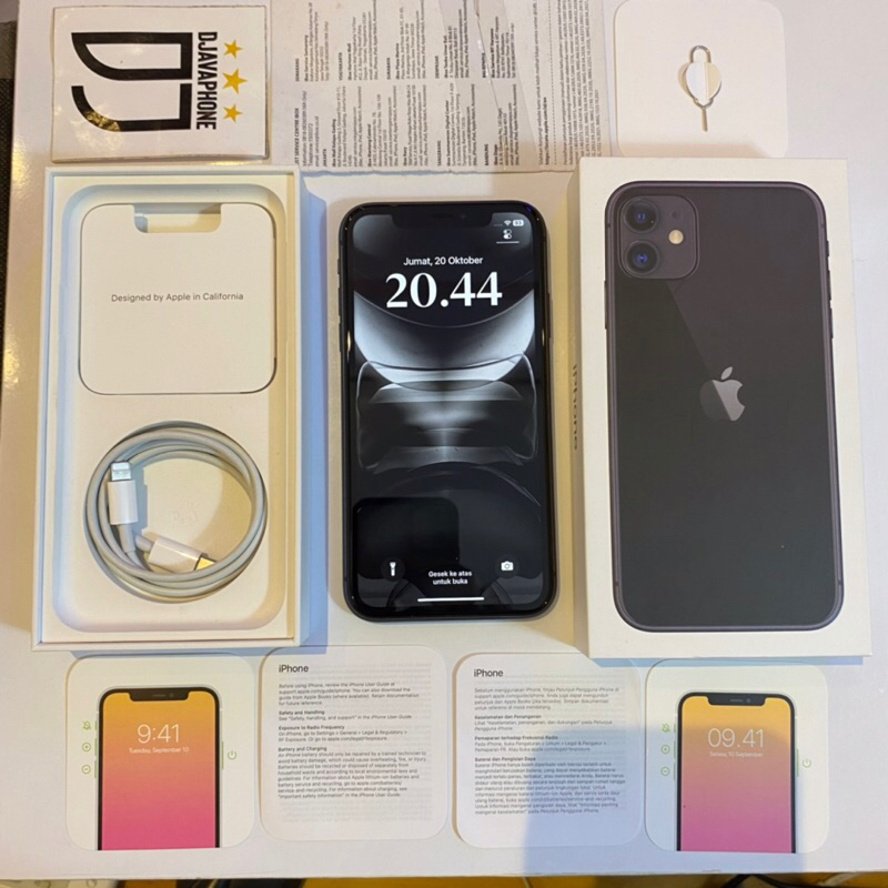 Jual IPhone 11 Black 128GB BH 98% Garansi Resmi IBox 11 Juli 2024 ...