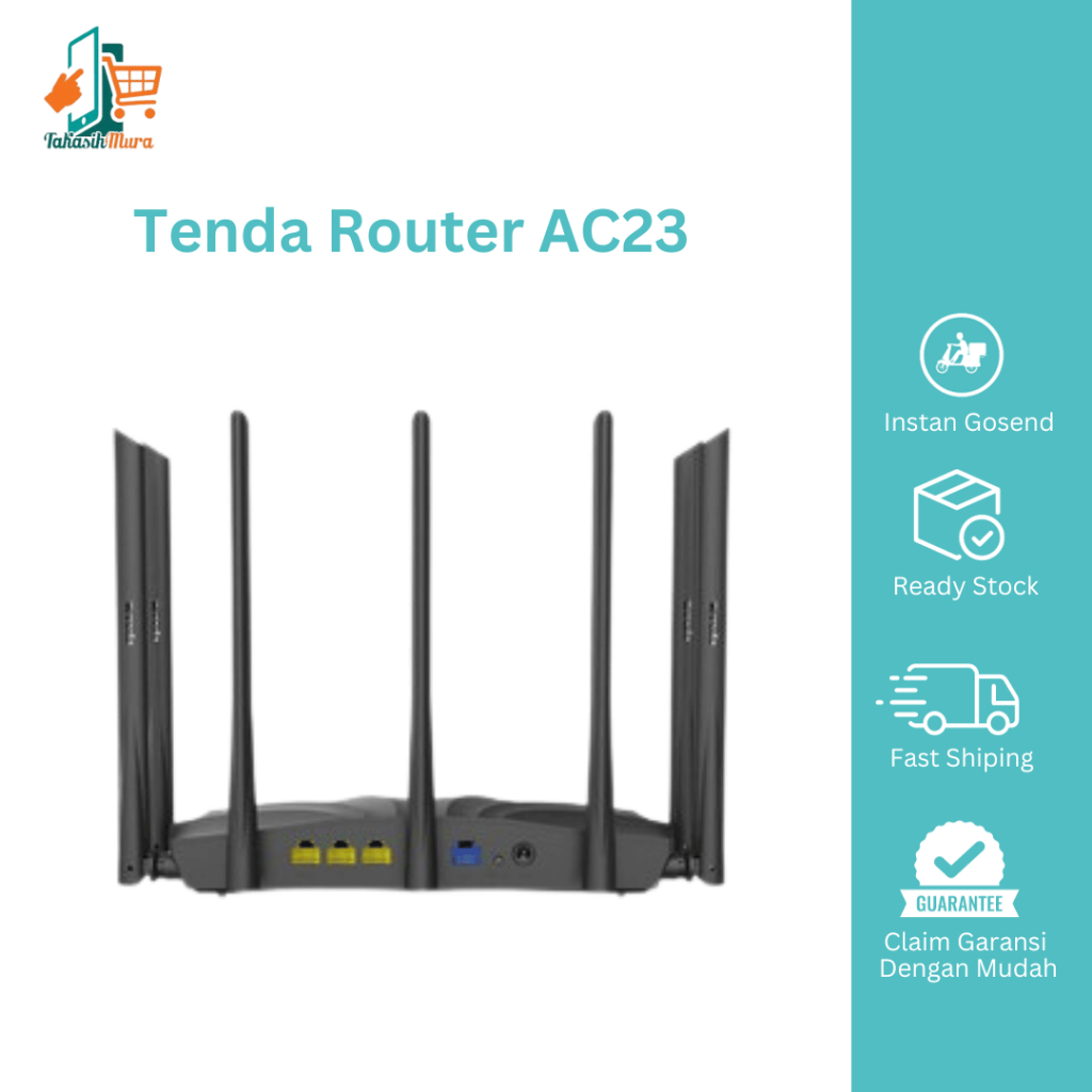 Jual Router Tenda Ac2100 Ac23 Dual Band Gigabit Wifi Router Shopee Indonesia 