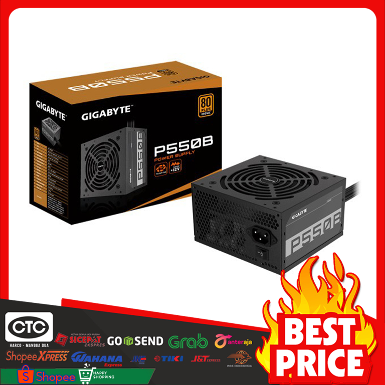 Jual Power Supply Gigabyte P550B 550Watt 80+ Bronze Shopee Indonesia