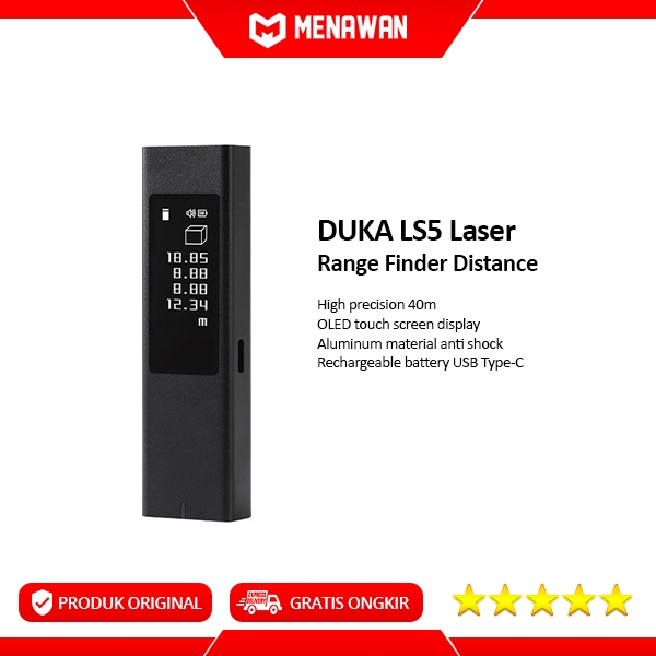 Jual Duka Atuman Ls Laser Range Finder M Meteran Laser Digital Original Shopee Indonesia