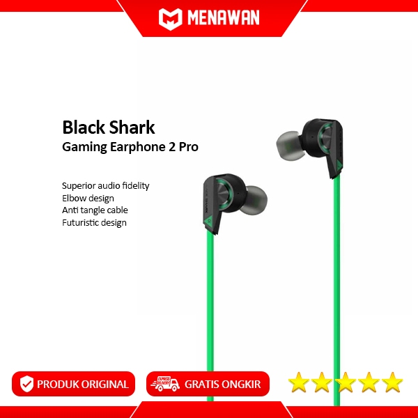 Jual Black Shark Gaming Earphone 2 / 2 Pro Headset Gaming Original Shopee Indonesia