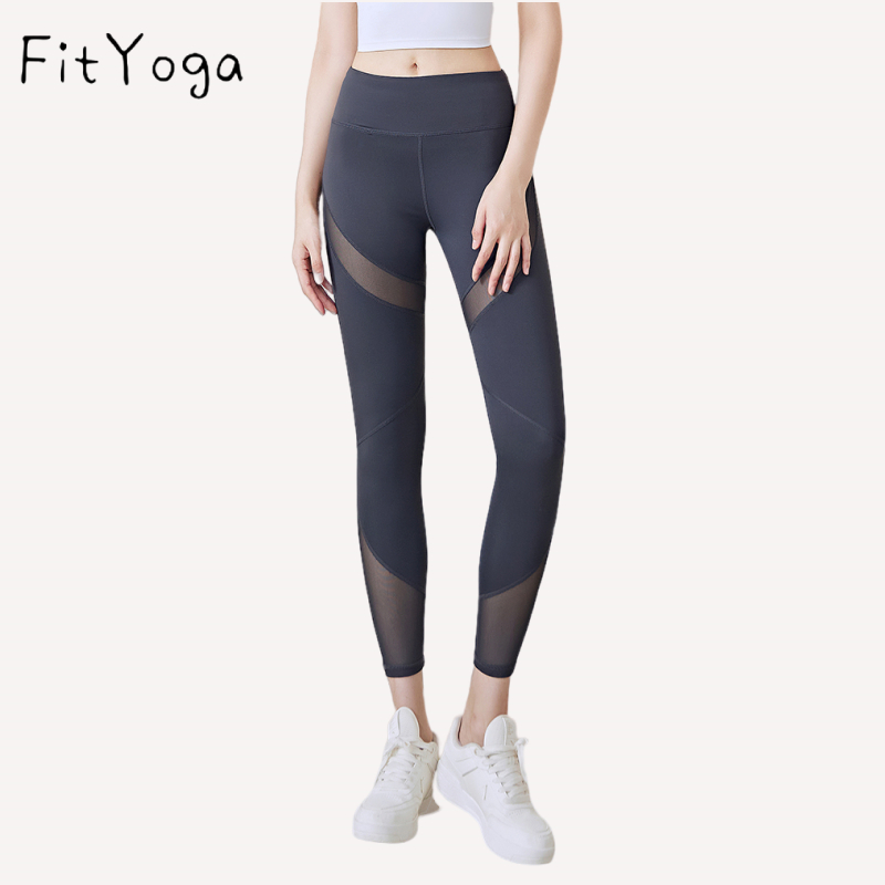Mesh Ladies Exercise Leggings Jual 【Ready Stock】FitYoga Mesh