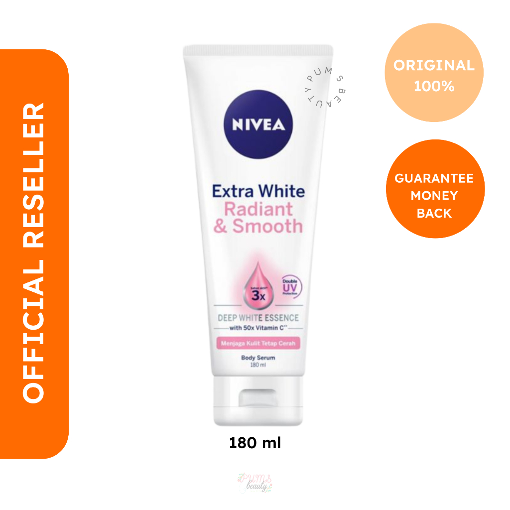Jual NIVEA - Body Extra White Radiant & Smooth Body Serum Original ...