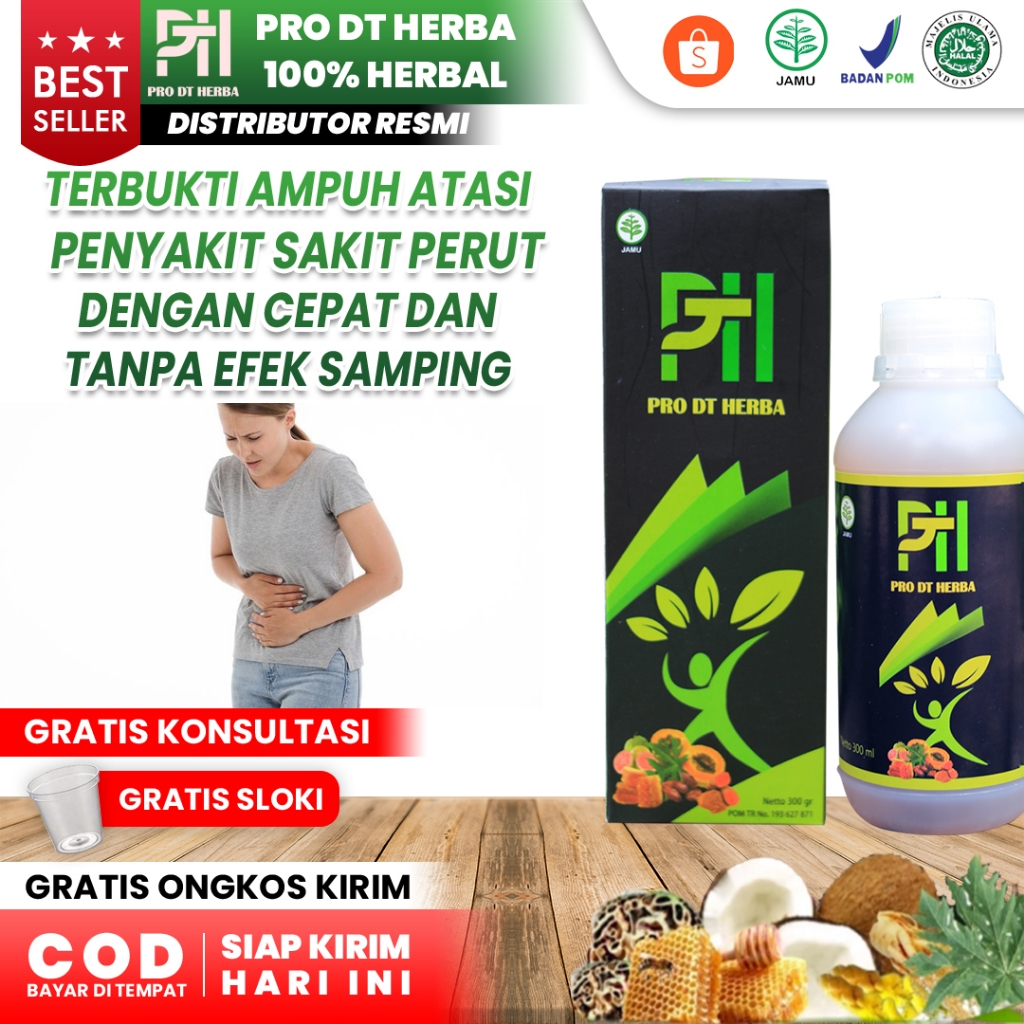 Jual Obat Sakit Perut Melilit Dewasa Bagian Bawah Pro Dt Herba Isi 300