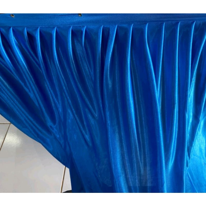 Jual DEKORASI MEJA/SKRITING MEJA/ROK MEJA REMPEL TINGGI 100CM X PANJANG ...