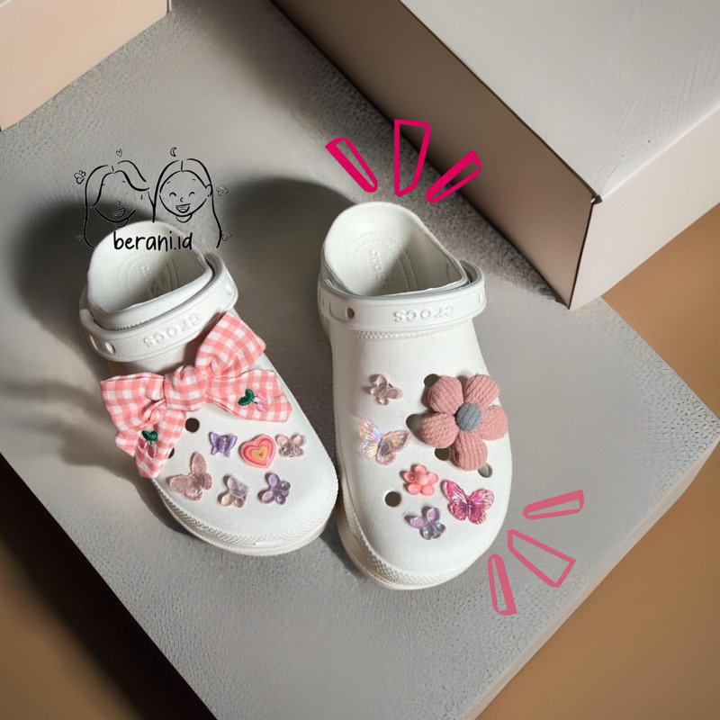 Jual Jibbitz Crocs 1Set Ribbon (JIBBITZ ONLY) Shopee Indonesia