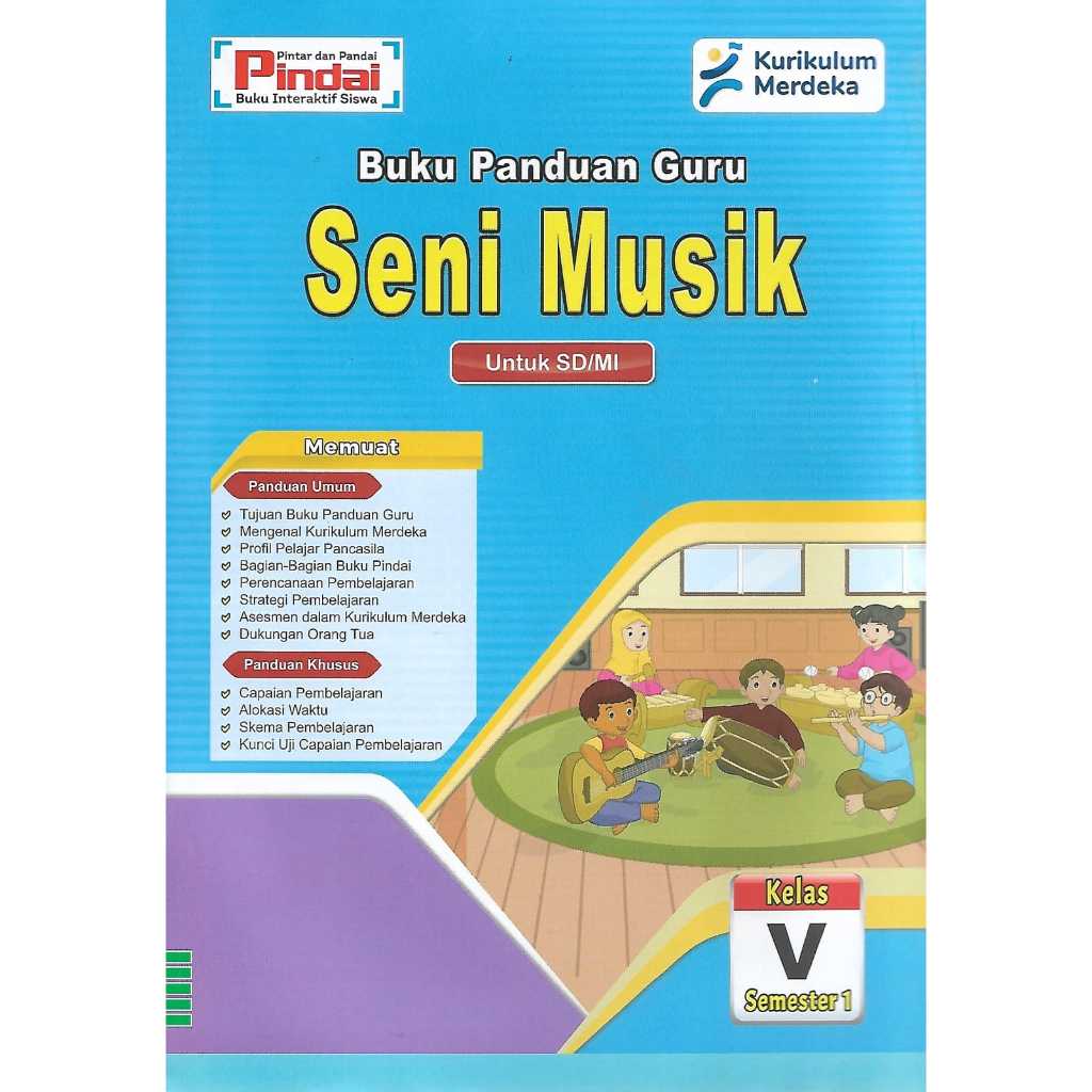 Jual Buku Pindai Panduan Guru Seni Musik Kelas 5 SD/MI Semester 1 ...