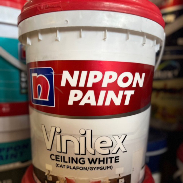 Jual Vinilex Ceiling White 25kg Cat Plafon/Gypsum Nippon Paint | Shopee ...