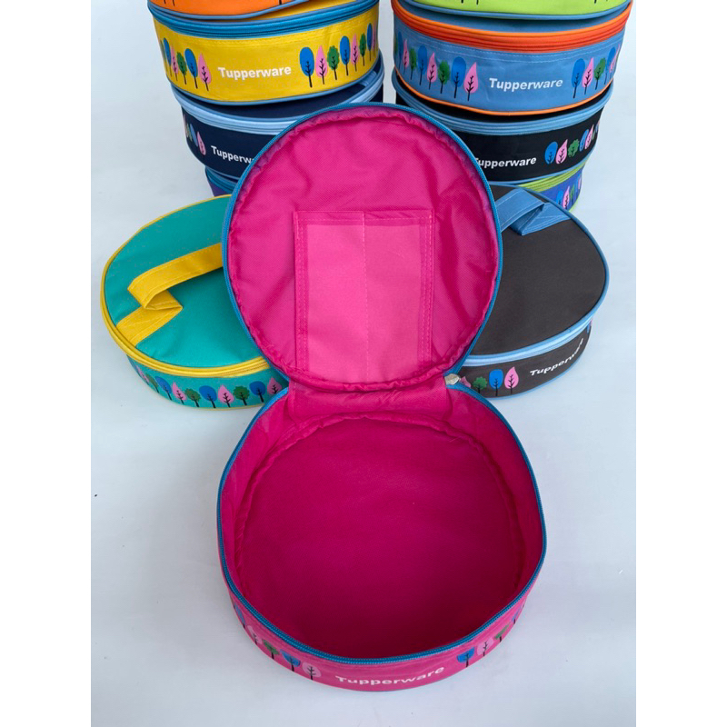 Jual CWL daun Tupperware // Tas bekal BuLat diameter 24 cm (sipper ...