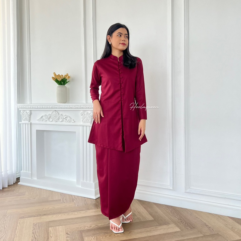 Jual Hoolaqueen - One Set Button Toyobo - Set Kurung Melayu - Baju ...