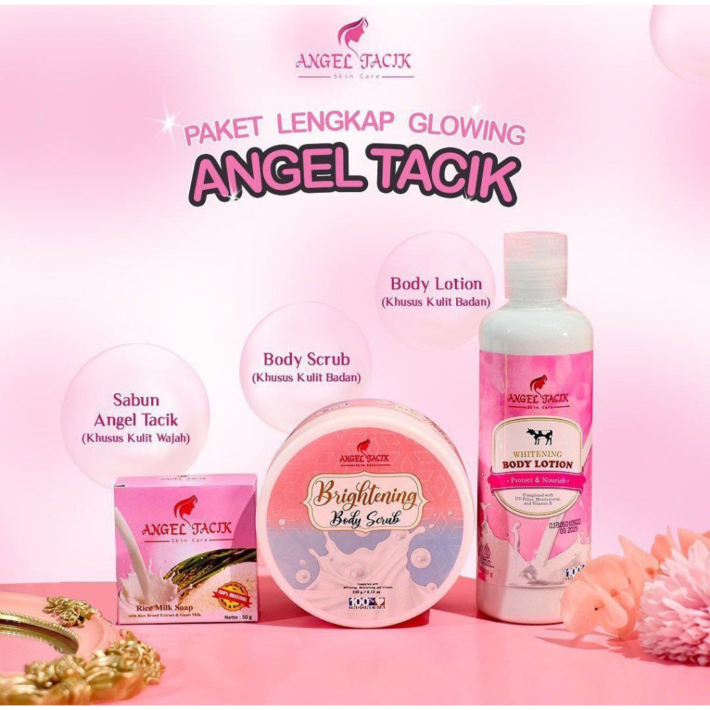 Jual (100 ORI) Angel Tacik Original Bpom / Whitening Body Lotion Angel