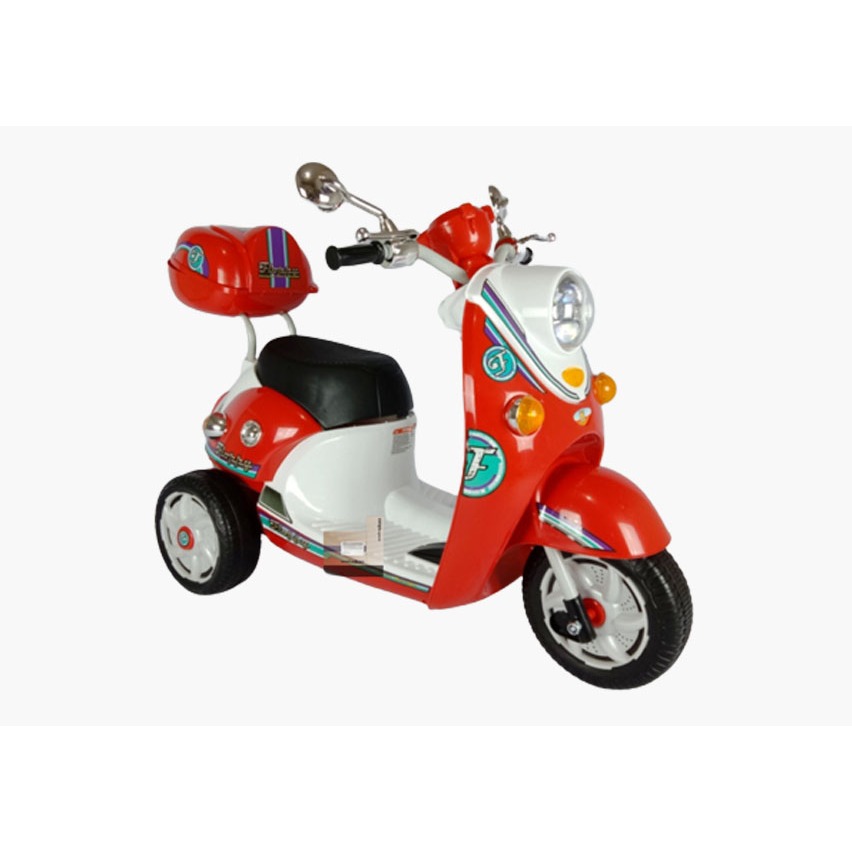 Jual Motor Aki Scoopy M-338, Motor Cas Model Scoopy, Merah-Putih
