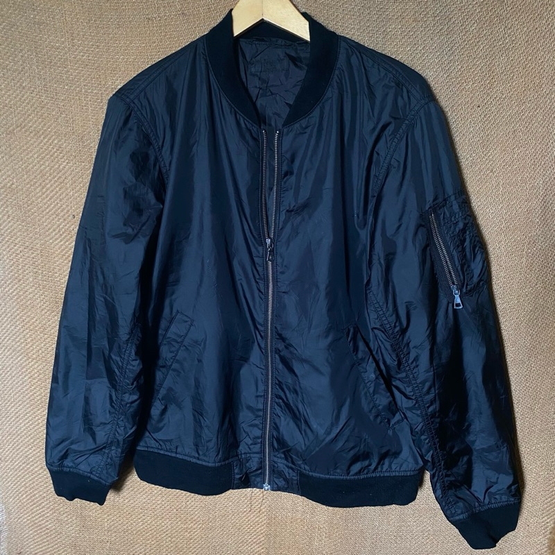 Jual Uniqlo Bomber Jacket Man Shopee Indonesia