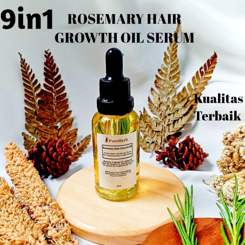 Jual MINYAK RAMBUT ROSEMARY MURNI ROSEMARY HAIR GROWTH OIL