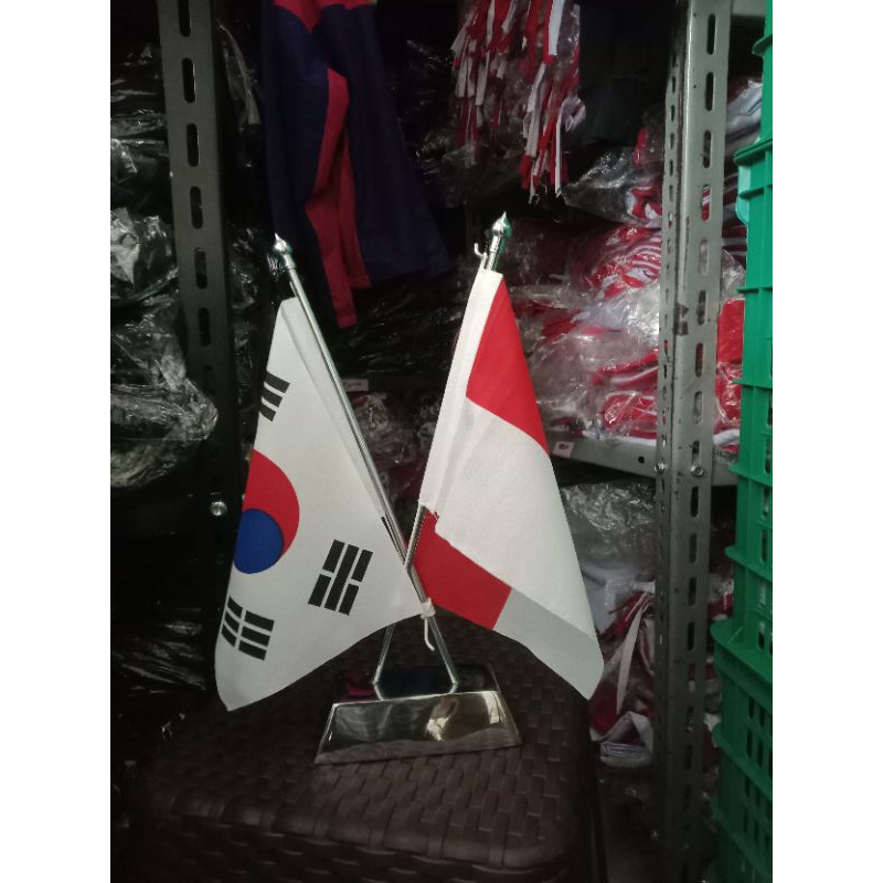 Jual Tiang Bendera Meja Silang Stenlis Dan Bendera Meja Shopee Indonesia