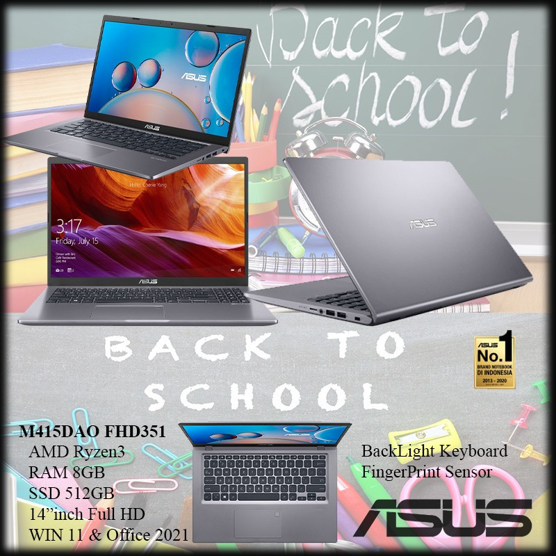 Asus M415dao Asus 8gb Ram 512gb Ssd Jual ASUS VivoBook M415DAO