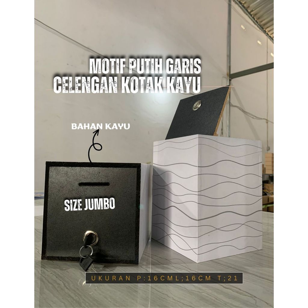 Jual Celengan Target Jumbo Kunci Termurah Gembok Besar Tabungan Bahan ...