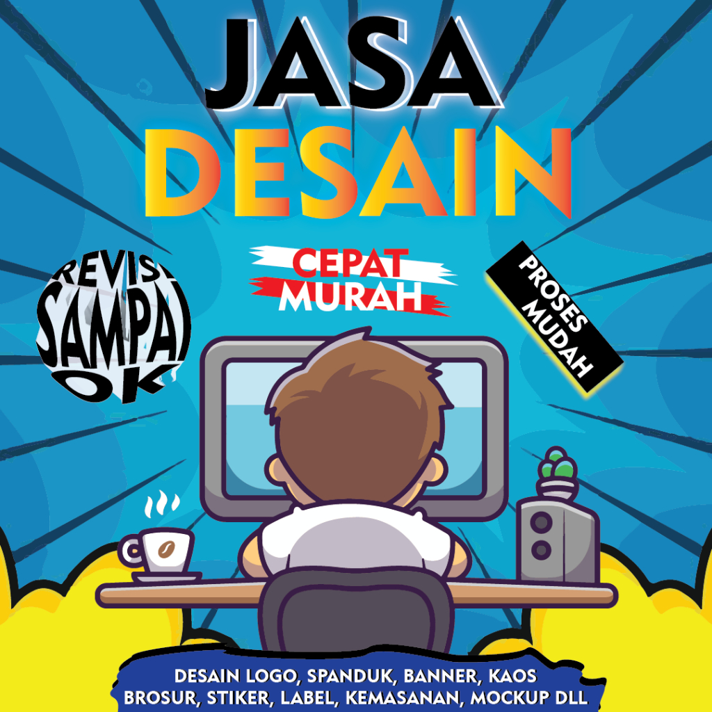 Jual Jasa Desain Grafis Desain Logo Spanduk Banner Kaos Brosur Stiker Label Kemasanan