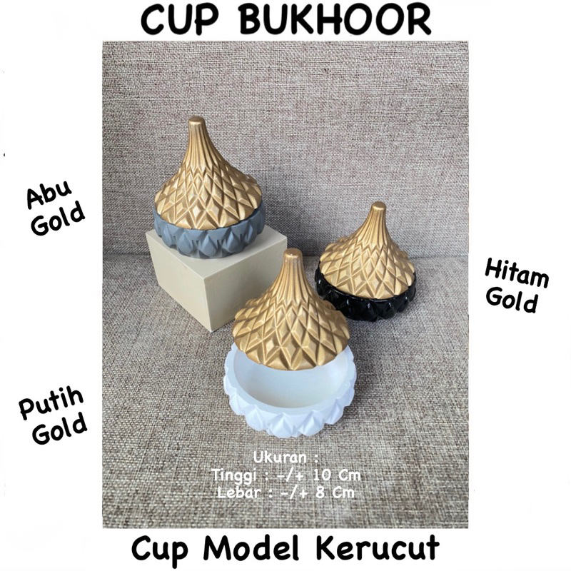 Jual Cup Bukhoor Cup Bukhur Kerucut Tempat Wadah Bukhoor | Shopee Indonesia