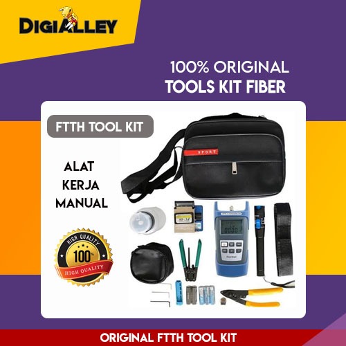 Jual Ftth Tool Set Tools Kit Fiber Optic Ftth Toolkit Cleaver Opm Fiber Op Shopee Indonesia