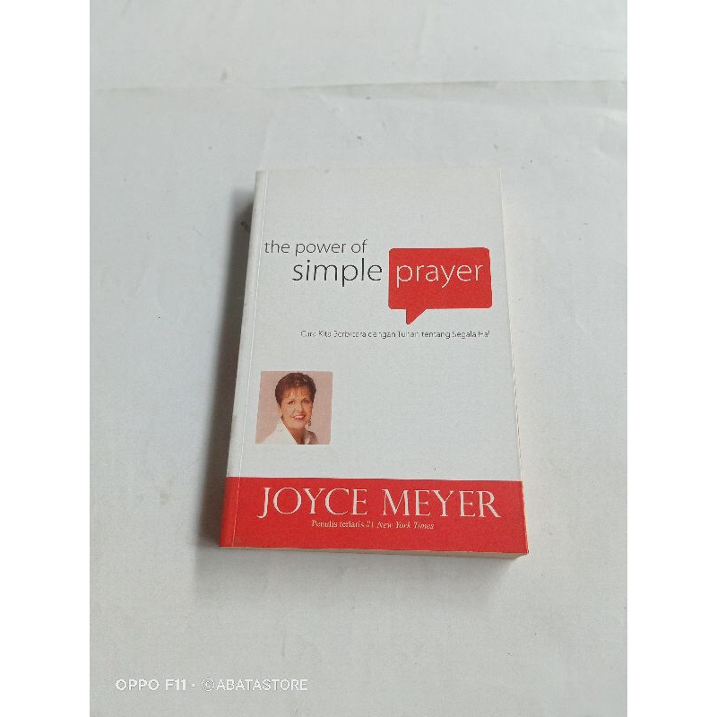 Jual BUKU THE POWER OF SIMPLE PRAYER JOYCE MEYER | Shopee Indonesia