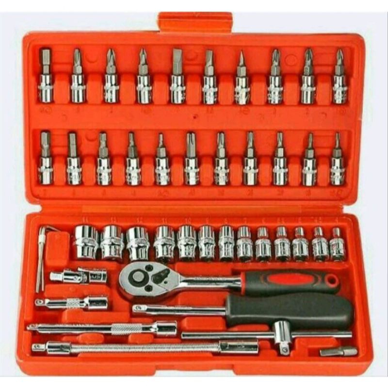 Jual kunci shock set 46 in 1 | Shopee Indonesia
