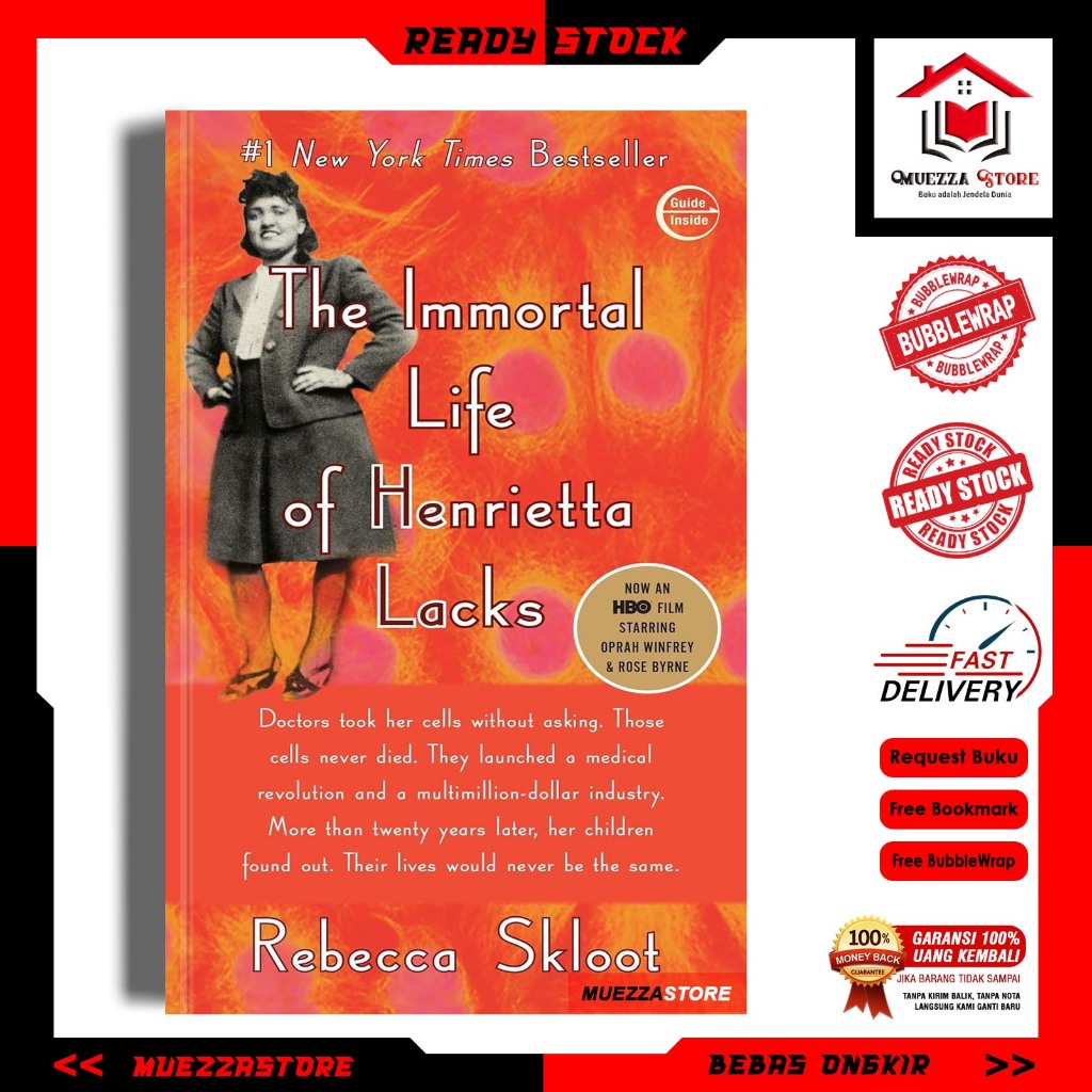 Jual The Immortal Life Of Henrietta Lacks By Rebecca Skloot (English ...