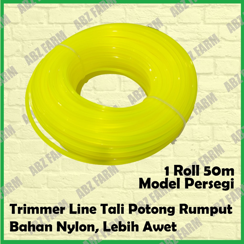 Jual Senar / Tali Potong Rumput Brush Cutter Trimmer Line Nylon 50 ...