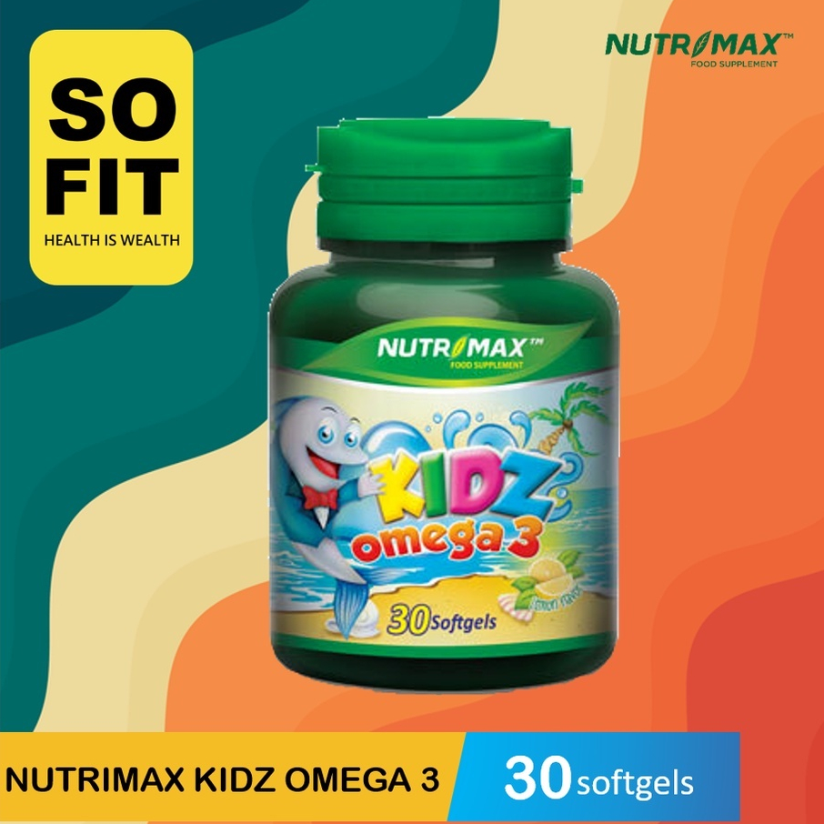 Jual Nutrimax Kidz Omega 3 Isi 30 Kapsul / Vitamin Omega3 / Fish Oil