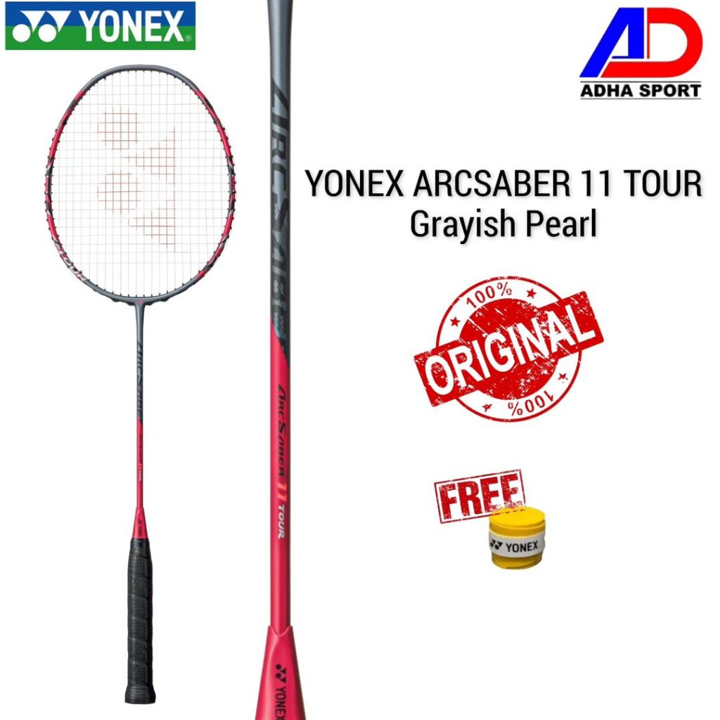 Jual Yonex Arcsaber 11 Tour Grayish Pearl Raket Badminton Bulutangkis Original Store Surabaya