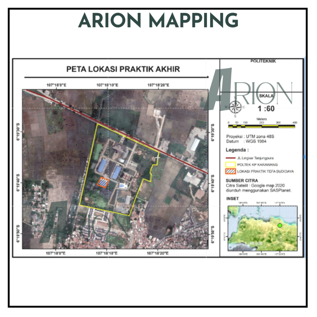 Jual Arion Mapping Jasa Pembuatan Peta Lokasi Penelitian Shopee Indonesia